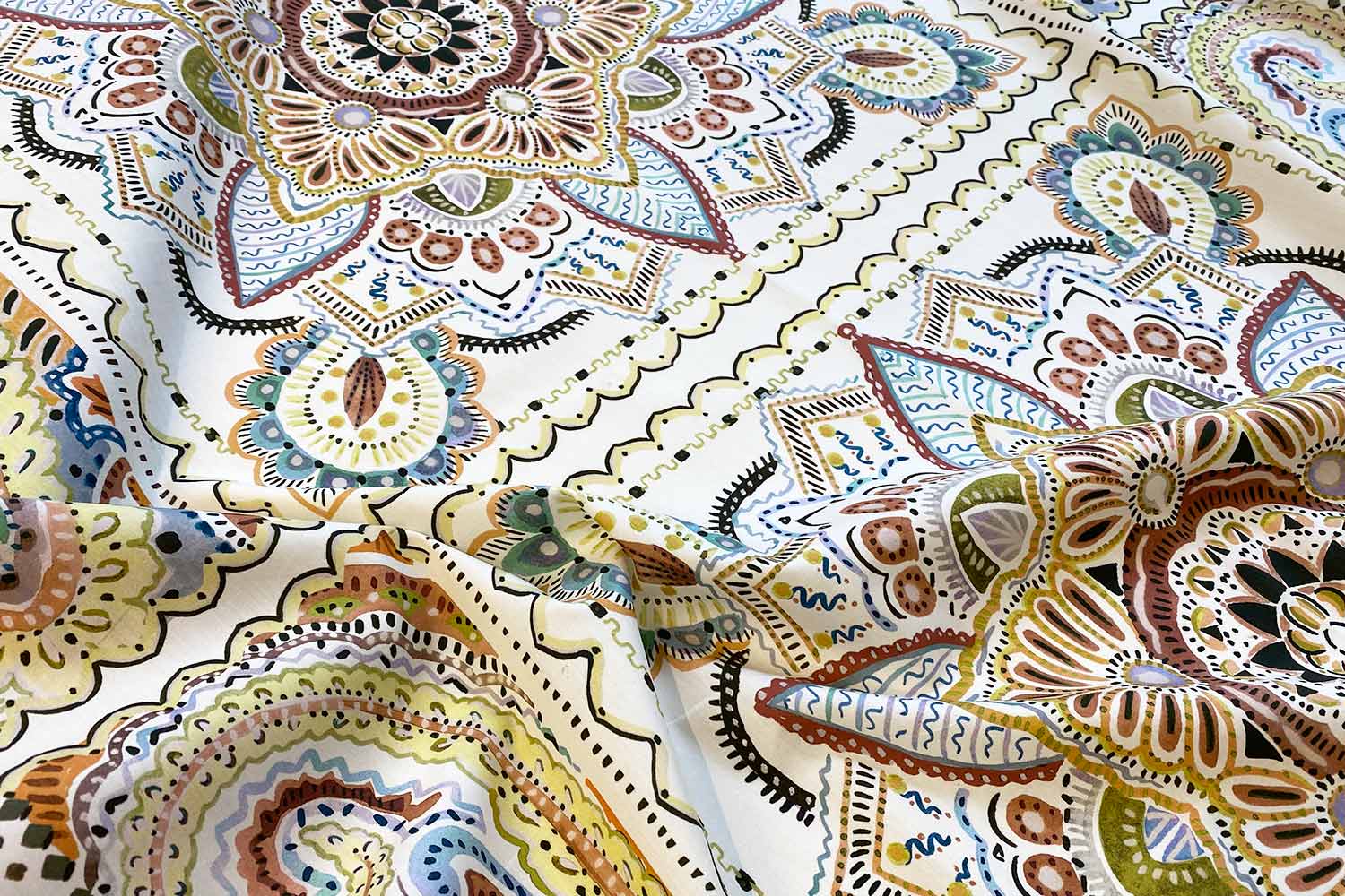 green-cotton-fabric-with-flowers